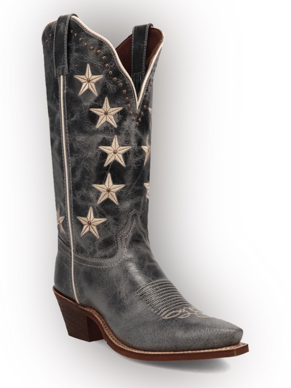Laredo Serenade Star Applique Western Boots NWT Size 8.5 Women’s Wide Calf - Picture 6 of 6